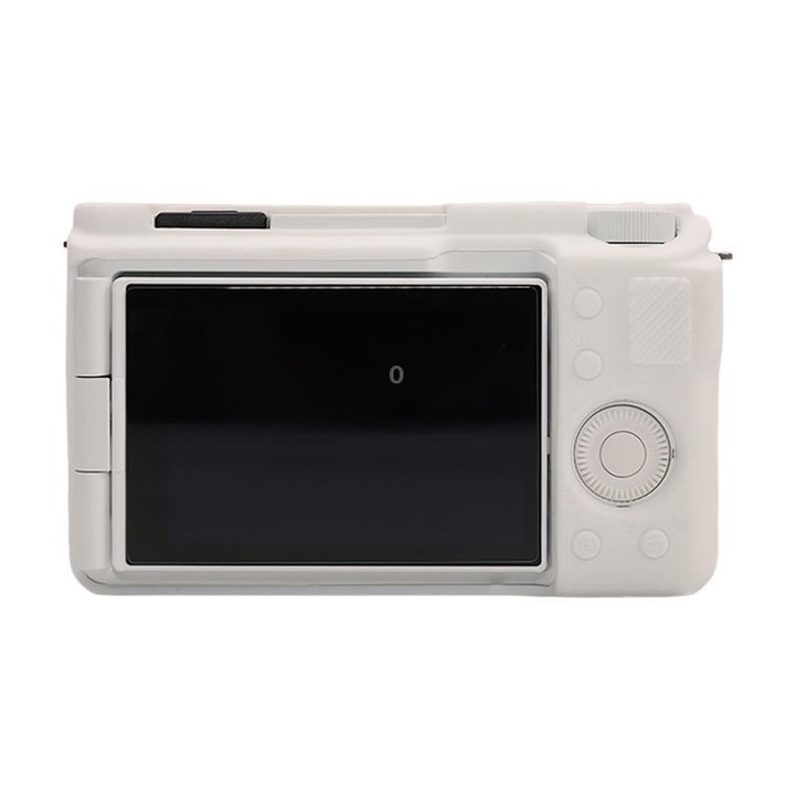 For Sony ZV-E10 II / ZV-E10M2 Glossy Soft Silicone Protective Case(White)