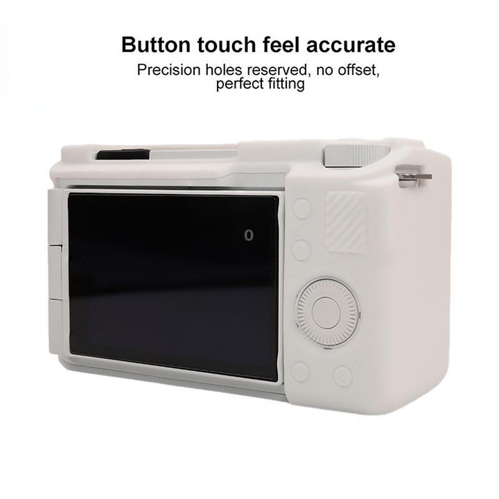 For Sony ZV-E10 II / ZV-E10M2 Glossy Soft Silicone Protective Case(White)