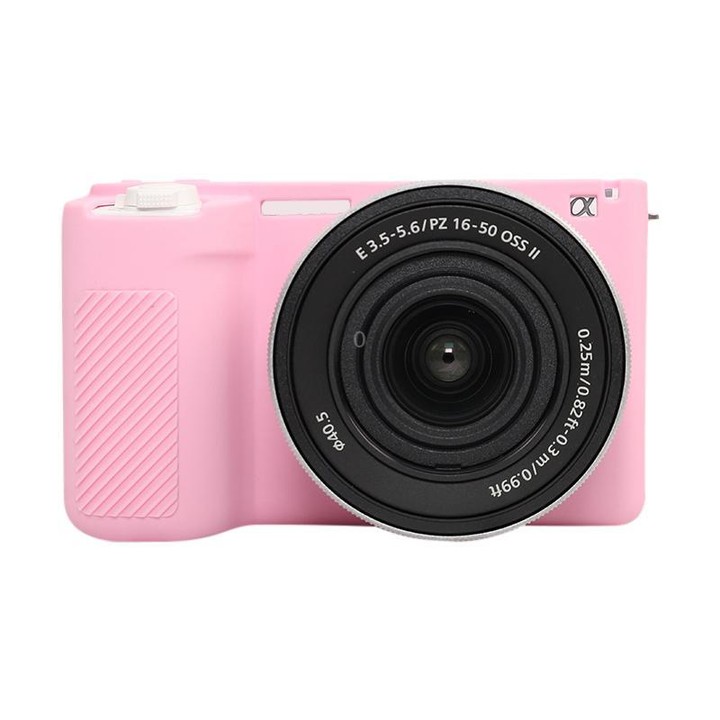 For Sony ZV-E10 II / ZV-E10M2 Glossy Soft Silicone Protective Case(Pink)