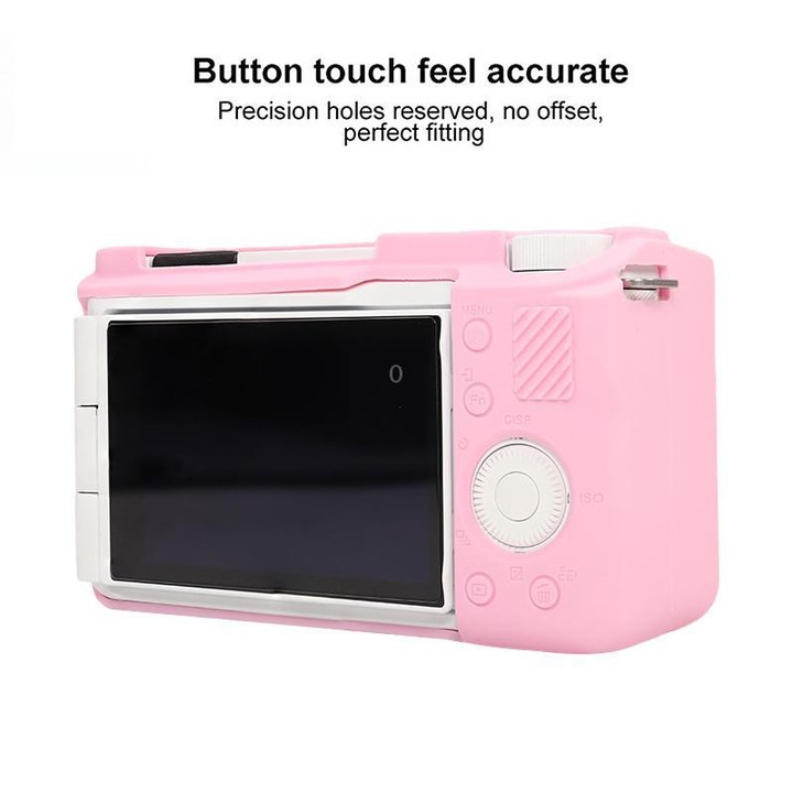 For Sony ZV-E10 II / ZV-E10M2 Glossy Soft Silicone Protective Case(Pink)