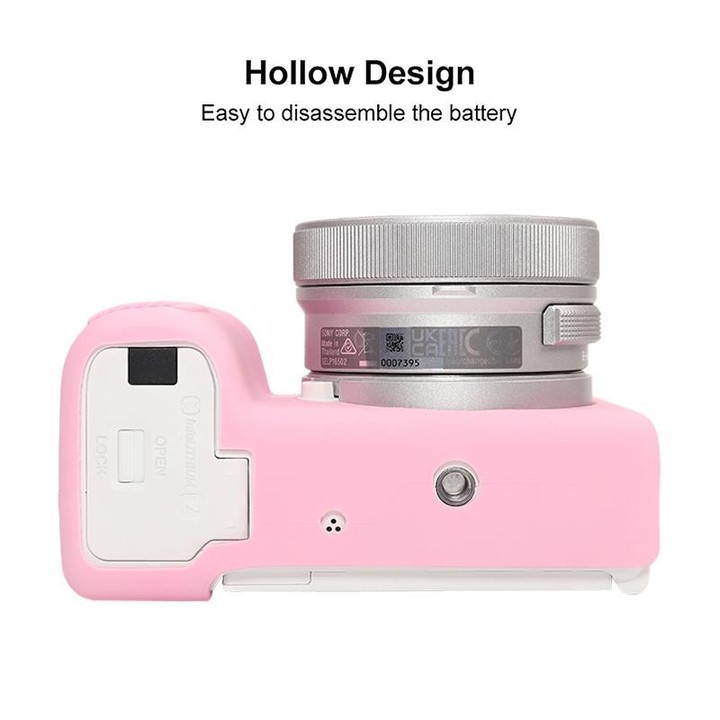 For Sony ZV-E10 II / ZV-E10M2 Glossy Soft Silicone Protective Case(Pink)
