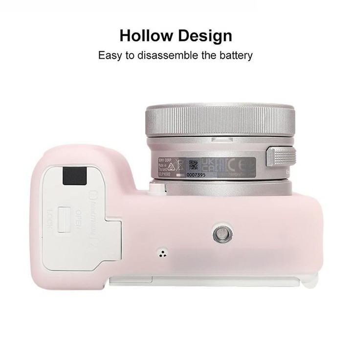 For Sony ZV-E10 II / ZV-E10M2 Glossy Soft Silicone Protective Case(Jelly Pink)