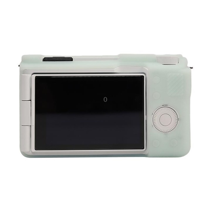 For Sony ZV-E10 II / ZV-E10M2 Glossy Soft Silicone Protective Case(Jelly Green)