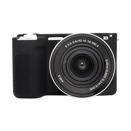 For Sony ZV-E10 II / ZV-E10M2 Glossy Soft Silicone Protective Case(Black)