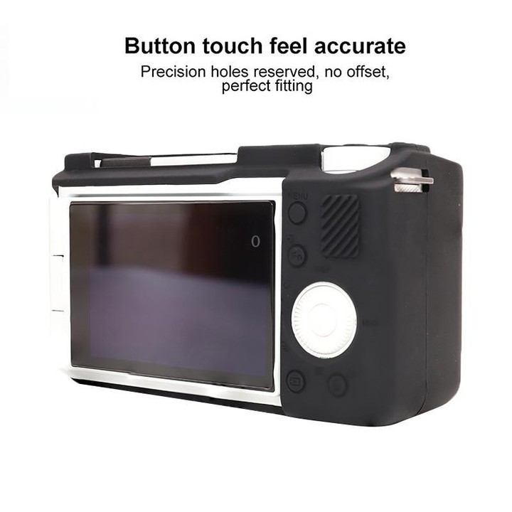 For Sony ZV-E10 II / ZV-E10M2 Glossy Soft Silicone Protective Case(Black)