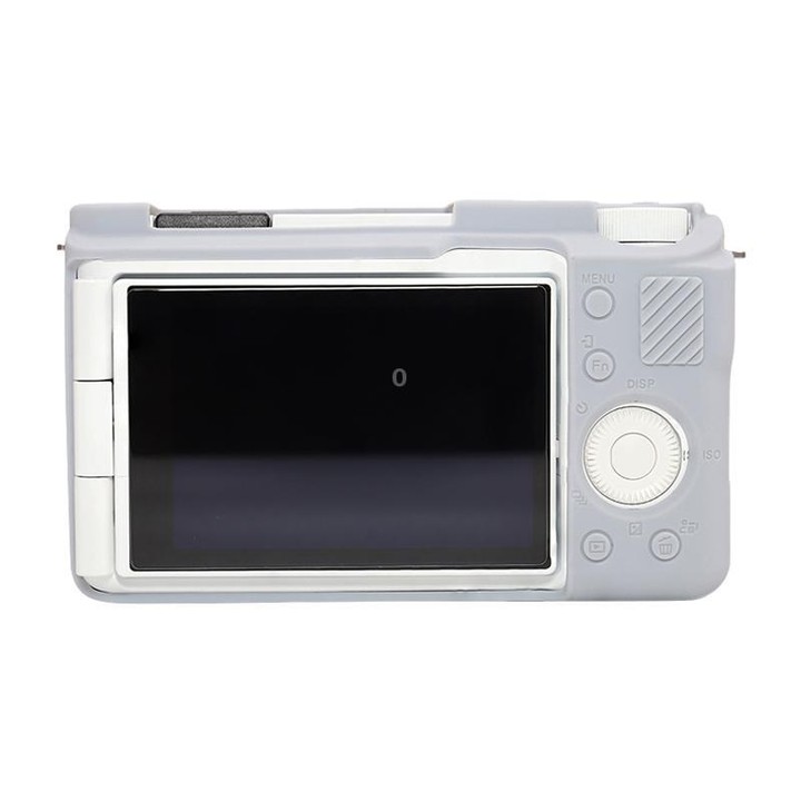 For Sony ZV-E10 II / ZV-E10M2 Glossy Soft Silicone Protective Case(Grey)