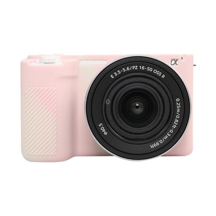 For Sony ZV-E10 II / ZV-E10M2 Glossy Soft Silicone Protective Case(Mist Pink)