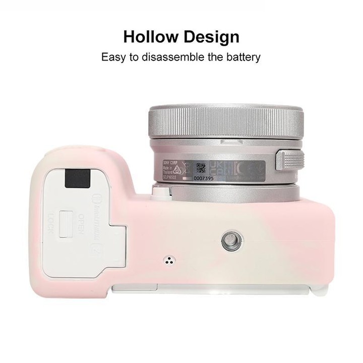 For Sony ZV-E10 II / ZV-E10M2 Glossy Soft Silicone Protective Case(Mist Pink)