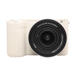 For Sony ZV-E10 II / ZV-E10M2 Glossy Soft Silicone Protective Case(Beige)