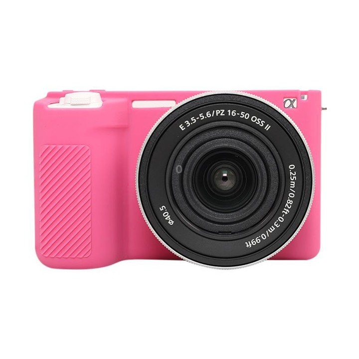 For Sony ZV-E10 II / ZV-E10M2 Glossy Soft Silicone Protective Case(Rose Red)