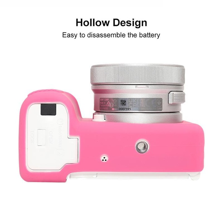 For Sony ZV-E10 II / ZV-E10M2 Glossy Soft Silicone Protective Case(Rose Red)