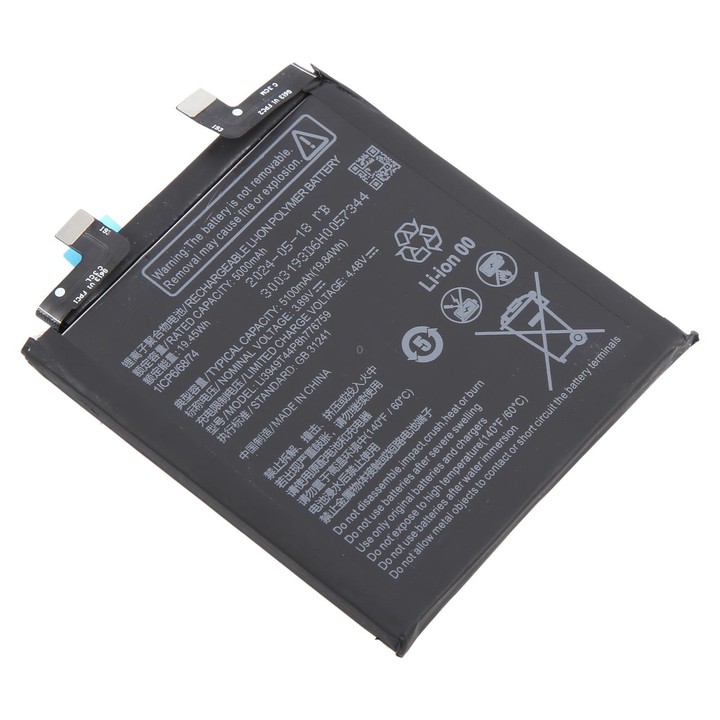 For ZTE Nubia Z50S Pro Li3949T44P8h776759 5100mAh Battery Replacement