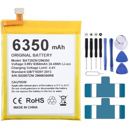 For DOOGEE S96 / S96 Pro BAT20ZN1296350 6350mAh Battery Replacement