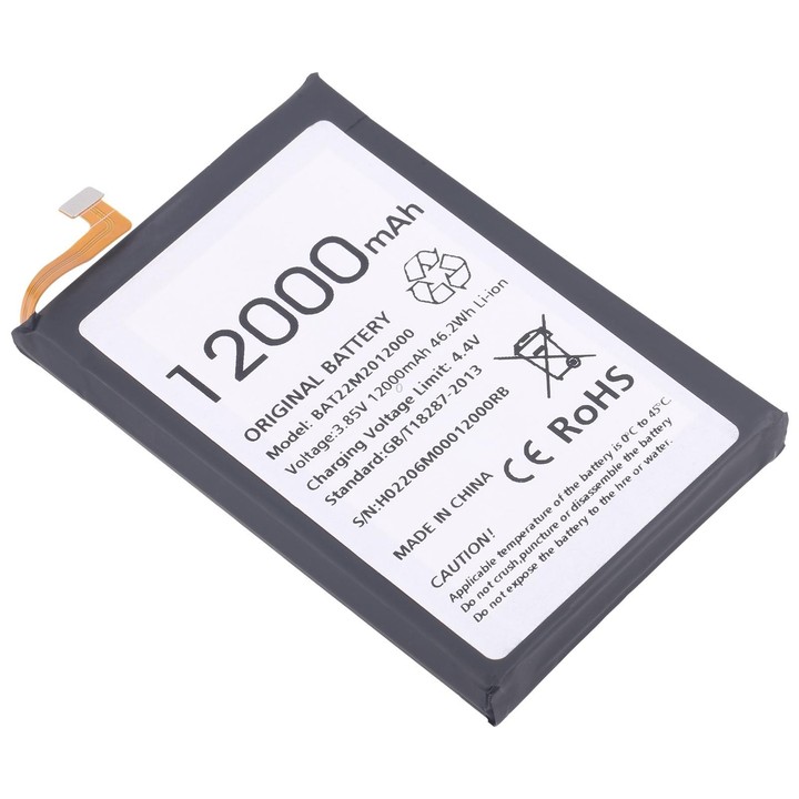For Doogee S89 / S89 Pro BAT22M2012000 12000mAh Battery Replacement
