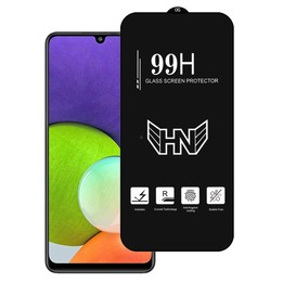 For Samsung Galaxy A22 High Aluminum Large Arc Full Screen Tempered Glass Film