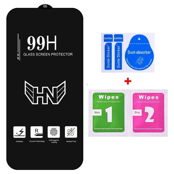 For Samsung Galaxy A41 High Aluminum Large Arc Full Screen Tempered Glass Film