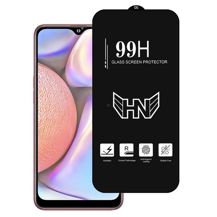For Samsung Galaxy A10s High Aluminum Large Arc Full Screen Tempered Glass Film