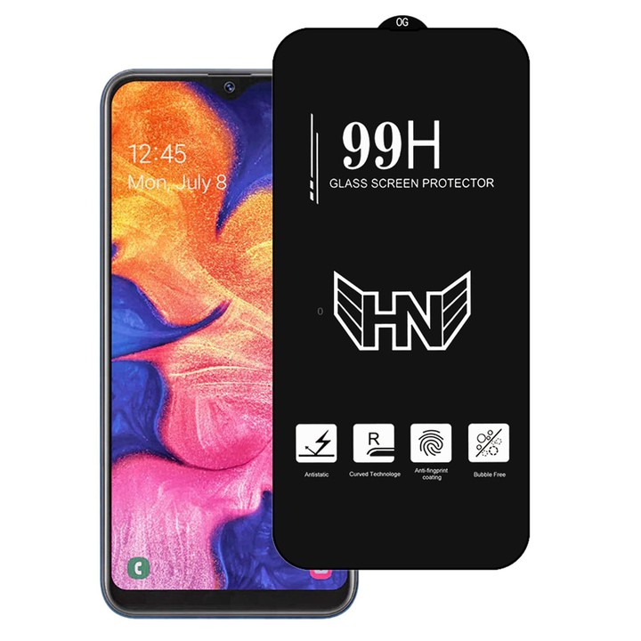 For Samsung Galaxy A10e High Aluminum Large Arc Full Screen Tempered Glass Film