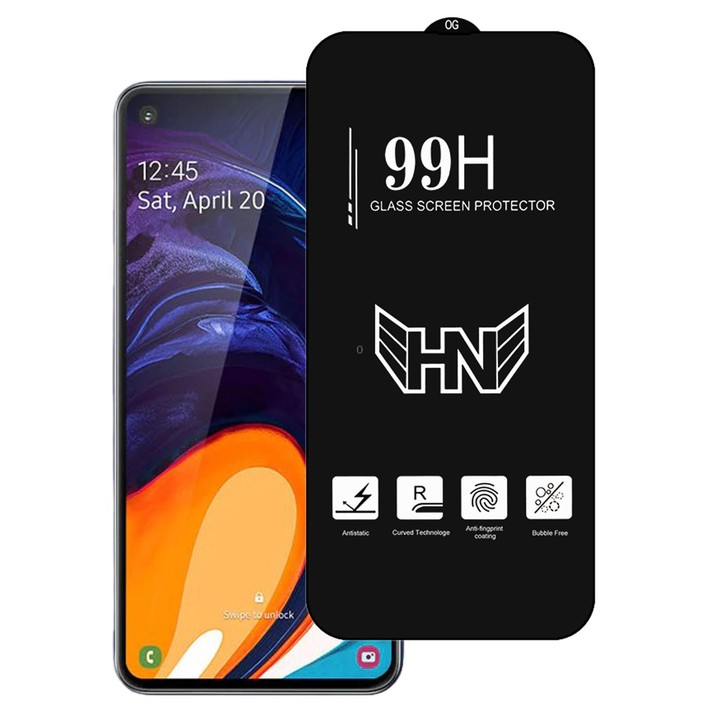 For Samsung Galaxy A60 High Aluminum Large Arc Full Screen Tempered Glass Film
