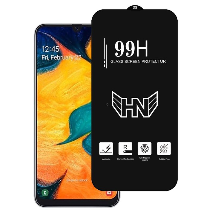 For Samsung Galaxy A30 High Aluminum Large Arc Full Screen Tempered Glass Film