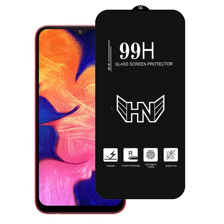 For Samsung Galaxy A10 High Aluminum Large Arc Full Screen Tempered Glass Film