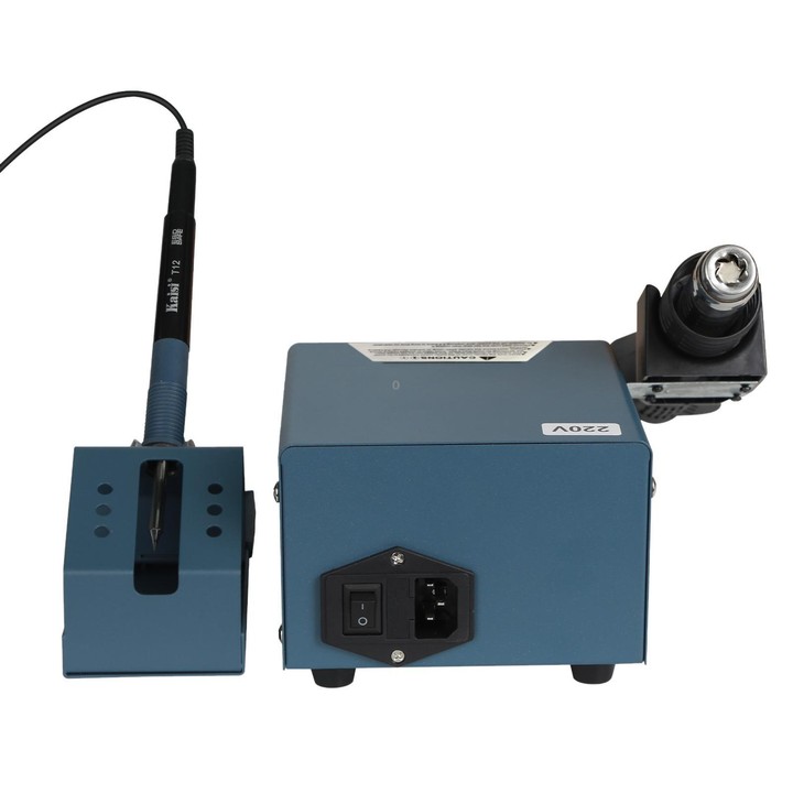 Kaisi 8512P 2 in 1 Constant Temperature Digital Display Hot Air Gun Soldering Iron Rework Station, Plug:UK Plug