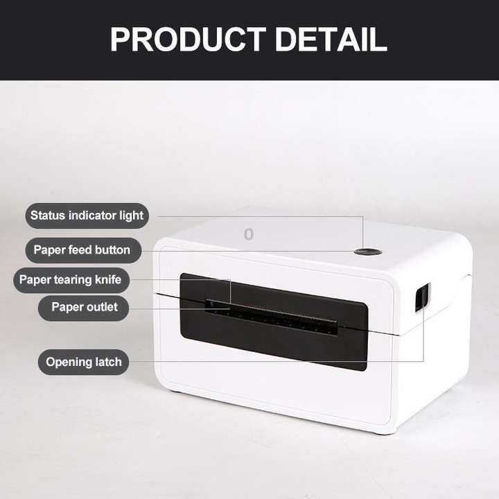 HPRT N31 Bluetooth Version Express Electronic Waybill Printer, Plug:AU Plug(White)