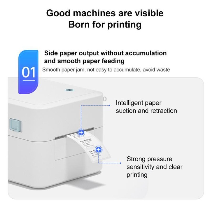 HPRT D35 Computer Version Express Electronic Waybill Printer, Plug:AU Plug(White)