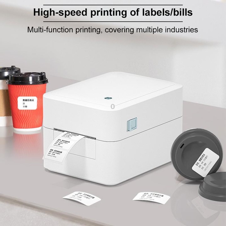 HPRT D35 Computer Version Express Electronic Waybill Printer, Plug:US Plug(White)