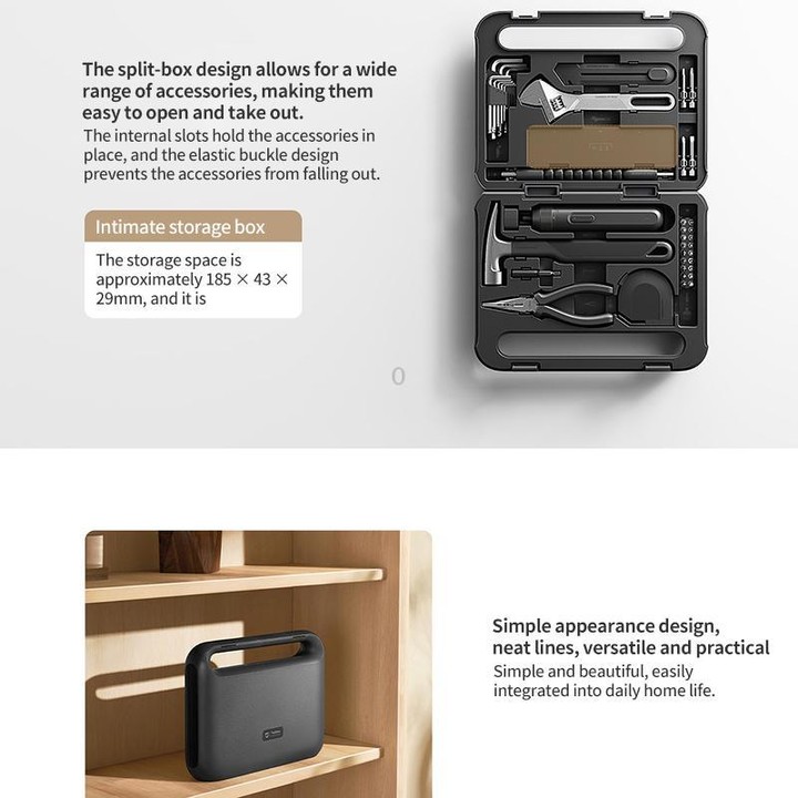 Xiaomi Mijia Power Tool Combination Set(Black)