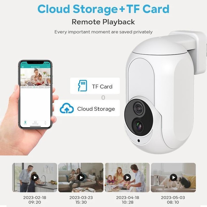 Home Socket Type WiFi Surveillance Camera Support Night Vision & Two-way Intercom, US Plug(White)