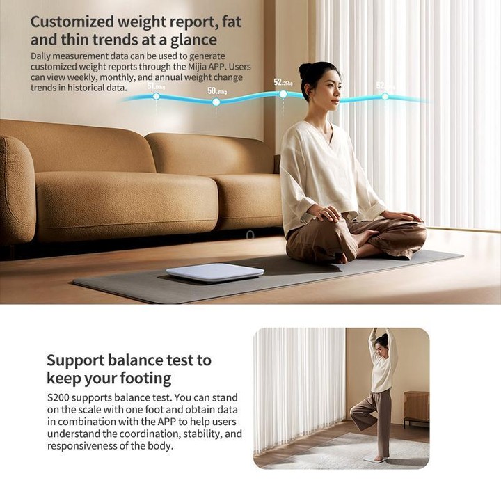Xiaomi Mijia Smart Weight Scale S200(White)