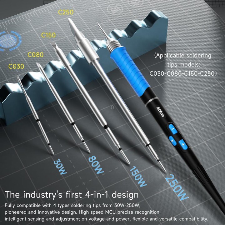 Aixun T225 4 in 1 Intelligent 7 Core Soldering Handle for C250 / C150 / C080 / C030 Soldering Tips