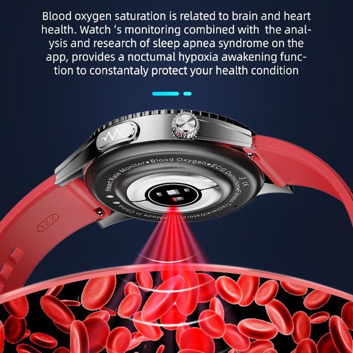 H9 1.43 inch Steel Strap ECG Smart Watch Supports Bluetooth Calls/Smart Voice Assistant(Black)