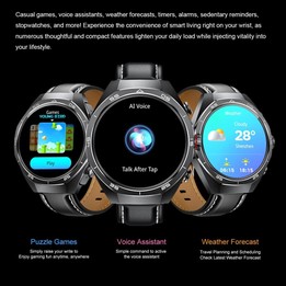 G97 1.53 inch Round Screen 2 in 1 Bluetooth Earphone Silicone Strap Smart Watch Supports Bluetooth Calls(Black)