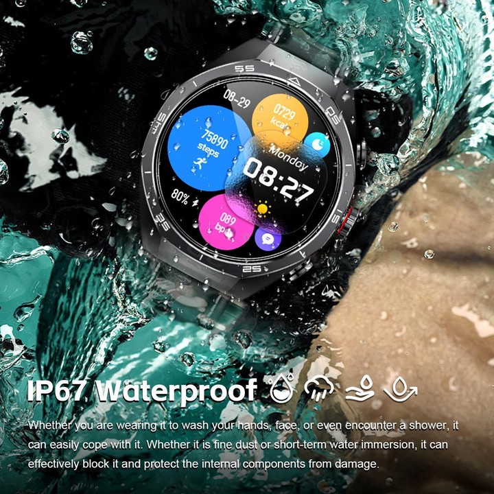 G97 1.53 inch Round Screen 2 in 1 Bluetooth Earphone Silicone Strap Smart Watch Supports Bluetooth Calls(Silver)