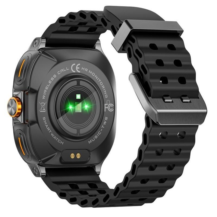 G98 1.53 inch 2 in 1 Bluetooth Headphone IP67 Waterproof Smart Watch Supports Blood Oxygen Monitoring(Black)