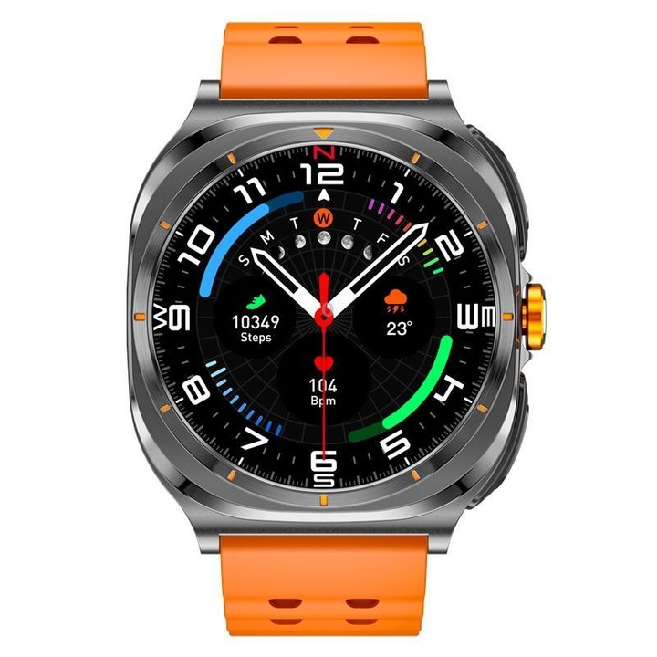 G98 1.53 inch 2 in 1 Bluetooth Headphone IP67 Waterproof Smart Watch Supports Blood Oxygen Monitoring(Black Orange)