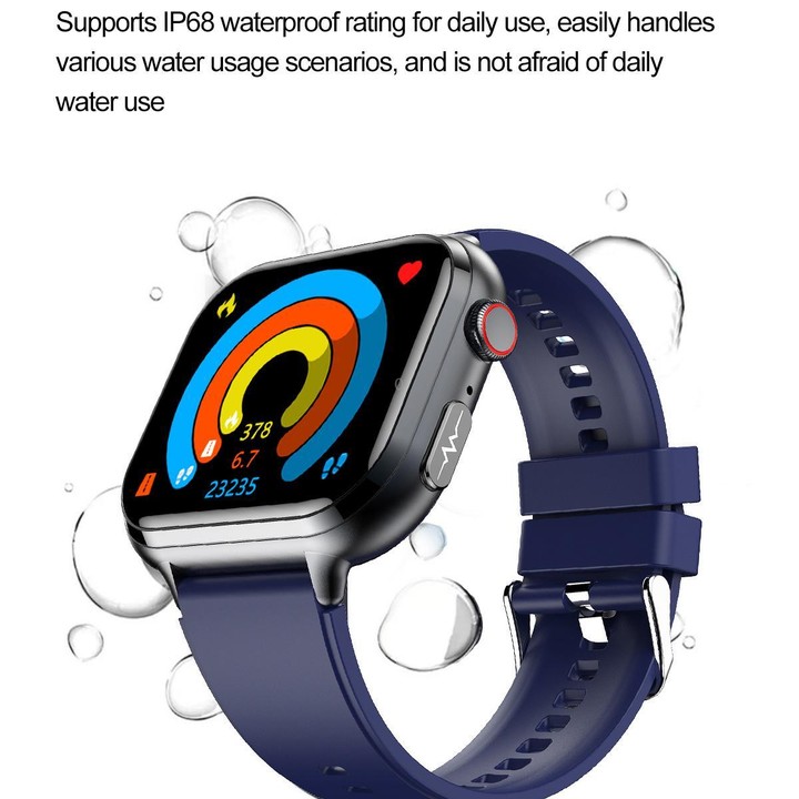 TK17 1.91 inch Horizontal Screen Steel Strap Smart Watch Supports ECG Electrocardiogram(Silver)
