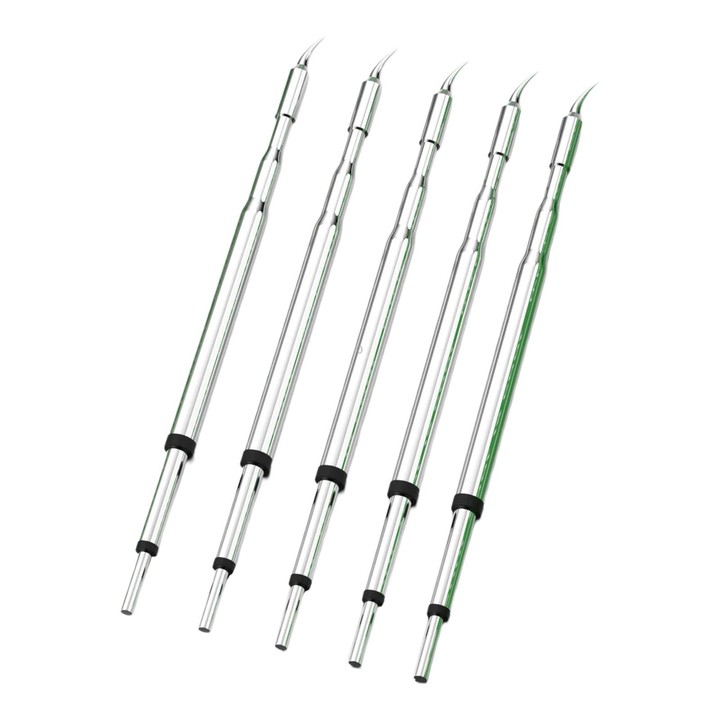 2uul 5 in 1 Soldering Iron Tips for Most C210 Soldering Station, Model:FD24 S