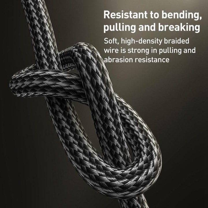 Yesido 3A USB to Type-C Fast Charging Cable, Length:1.2m(Black)