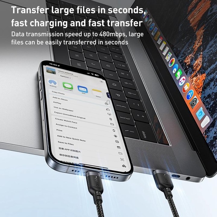 Yesido 3A USB to Type-C Fast Charging Cable, Length:3m(Black)