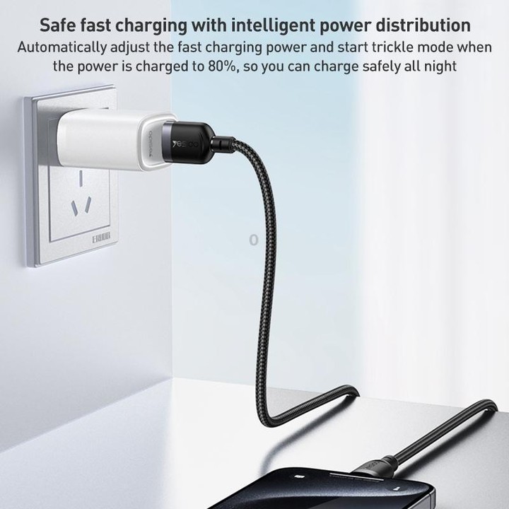 Yesido 3A USB to Type-C Fast Charging Cable, Length:3m(Black)
