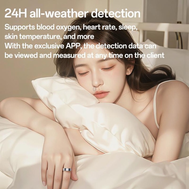 Yesido IO33 Health Monitor Smart Ring, Support Body Temperature / Heart Rate / Blood Pressure / Female Physiological Reminder, S