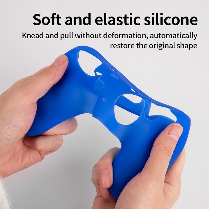 For Nintendo Switch Pro Game Handle Solid Color Silicone Protective Cover(Purple)
