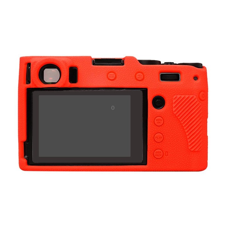 For FUJIFILM X100VI Litchi Texture Soft Silicone Protective Case(Red)
