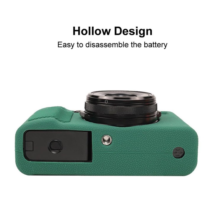 For FUJIFILM X100VI Litchi Texture Soft Silicone Protective Case(Green)