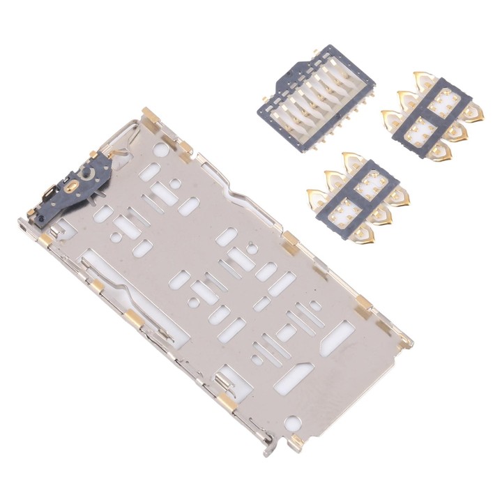 For Galaxy A10 SM-A105 10pcs Original SIM + Micro SD Card Reader
