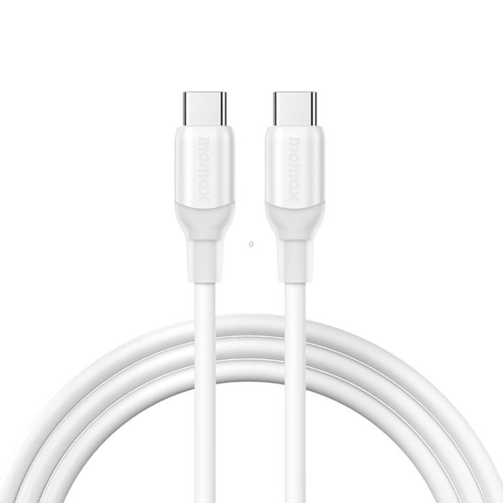 MOMAX DC23 1-Link Flow CC X 60W USB-C / Type-C to USB-C / Type-C Fast Charging Cable, Length:1.2m(White)