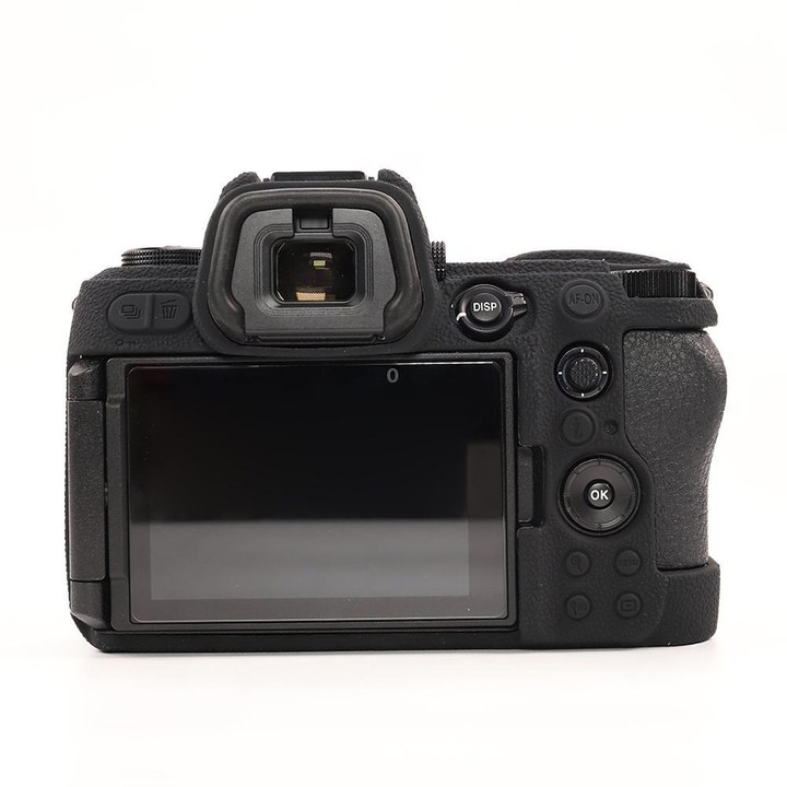 For Nikon Z6III Litchi Texture Soft Silicone Protective Case(Black)